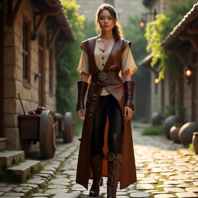 Viking inspired media costume