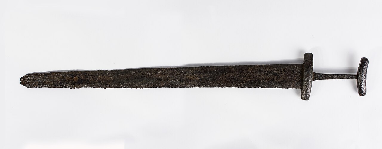 Viking sword like the weapon found in the warrior grave at Woodstown, County Waterford